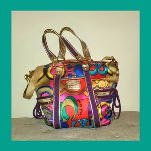 Authentic COACH Poppy retro style bag